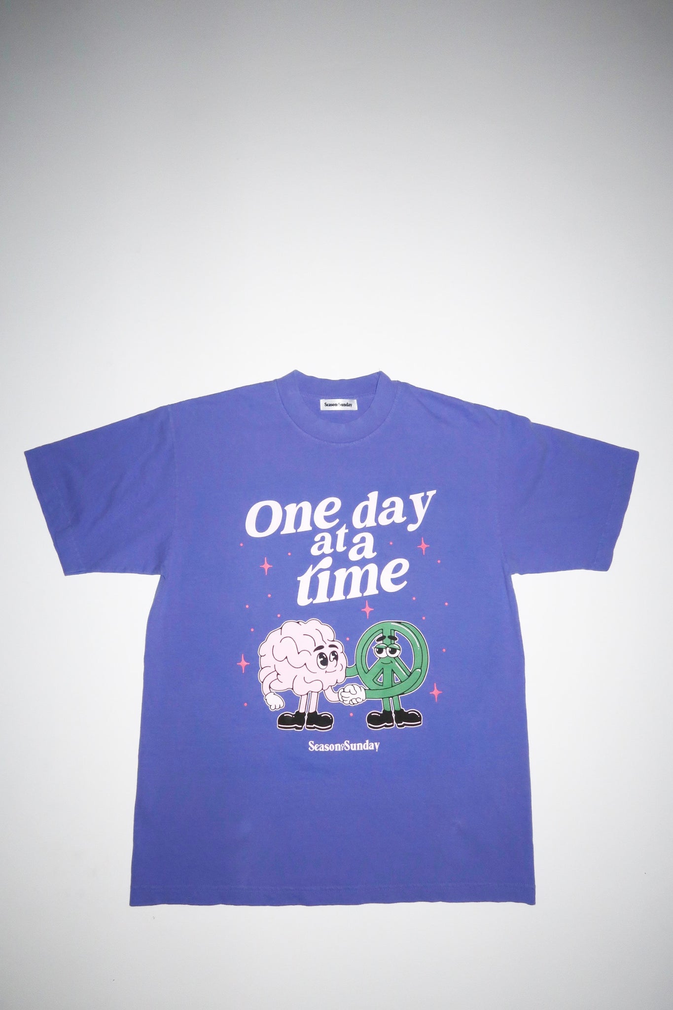 "One Day At A Time" Mental Health T-Shirt – Inspirational Message Tee, Soft Cotton, Unisex Sizes S-3XL